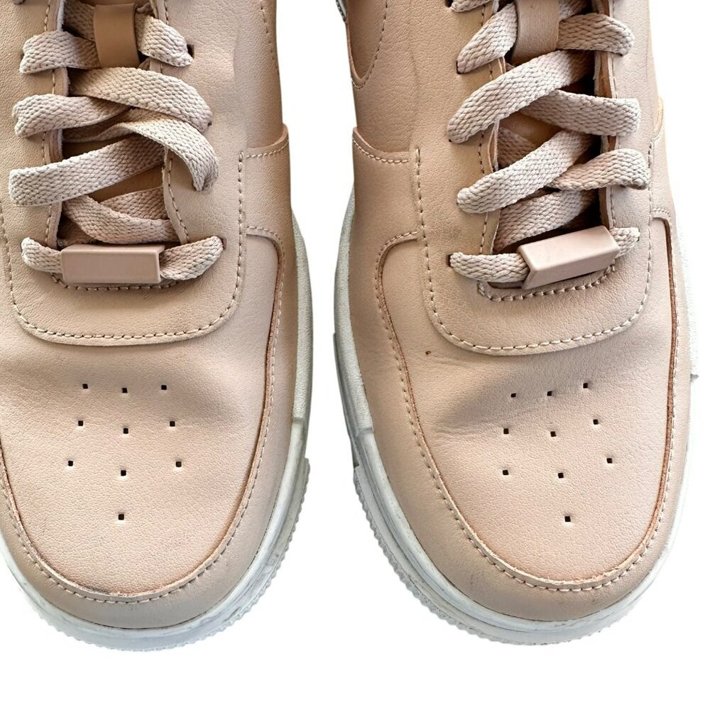 Nike Air Force 1 Pixel Athletic Lace Up Shoe‎ Womens Size 12 Pink White - Picture 3 of 12